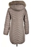 DKNY 100% Polyester Gray Coat Size M - photo 2