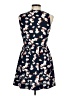 Want and Need 100% Polyester Floral Blue Casual Dress Size M - photo 2