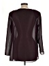 Patra Burgundy Long Sleeve Blouse Size 12 - photo 2