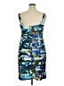 DressBarn Camo Blue Cocktail Dress Size 16 - photo 2