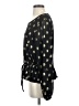 Belldini Black Long Sleeve Blouse Size S - photo 5