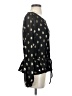 Belldini Black Long Sleeve Blouse Size S - photo 4