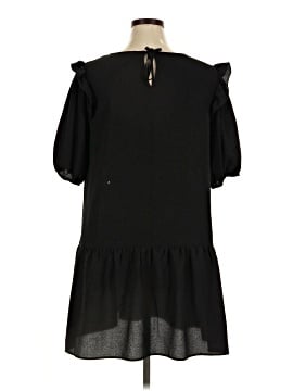 h&m black dress short Women's Black Bow-Detail Dress
