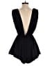 Free People 100% Polyester Solid Black Romper Size XS - photo 2