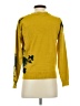 oasis Floral Yellow Pullover Sweater Size S - photo 2