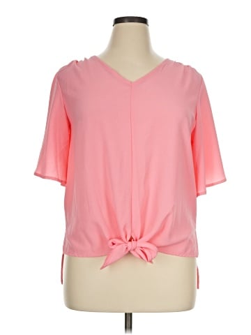 NY Collection Short Sleeve Top (view 1)