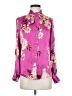 Zara Floral Pink Long Sleeve Blouse Size S - photo 1