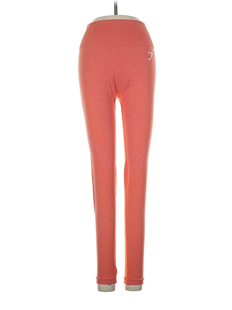 Pre-owned Gymshark Active Pants In Orange