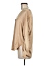 Vince. 100% Silk Tan Long Sleeve Silk Top Size M - photo 5
