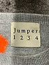 Jumper 1234 100% Cashmere Hearts Gray Cashmere Pullover Sweater Size (3) - photo 7