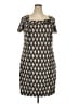 DressBarn Argyle Gray Casual Dress Size 18 - photo 1