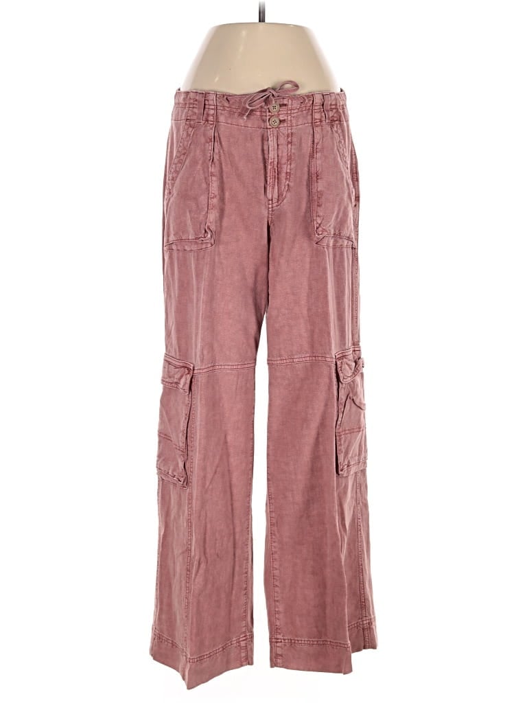 Pre-owned Pilcro Linen Pants In Pink