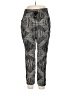 Hei Hei 100% Rayon Print Silver Casual Pants Size L - photo 1