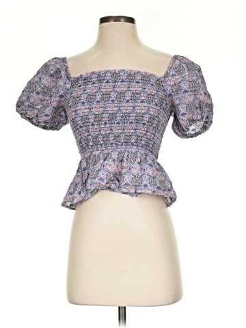 Liberty Art Fabrics for J.Crew Short Sleeve Blouse (view 1)