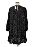 Sugar Lips 100% Rayon Stars Black Casual Dress Size 1X - photo 2