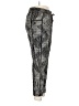 Hei Hei 100% Rayon Print Silver Casual Pants Size L - photo 4