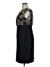 AB Studio Graphic Black Cocktail Dress Size 16 - photo 5