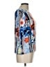 Ruby Rd. Blue 3/4 Sleeve Blouse Size L (petite) - photo 4