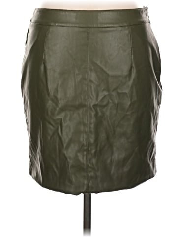 Nicholas Faux Leather Skirt (view 2)