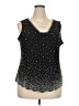 MSK Black Sleeveless Blouse Size 2X - photo 1