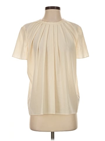 Burberry Short Sleeve Silk Top (view 1)
