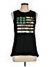 Modern Lux Black Sleeveless T-Shirt Size L - photo 1