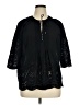 Renuar Black 3/4 Sleeve Blouse Size XL - photo 1