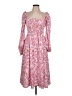 Few Moda 100% Polyester Paisley Pink Casual Dress Size L - photo 1