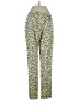 Escada Animal Print Yellow Casual Pants Size EU 34 / US 4 - photo 2