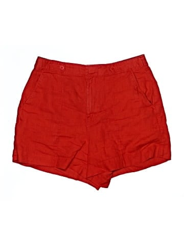 Madewell Clean Button-Tab Shorts in 100% Linen (view 1)