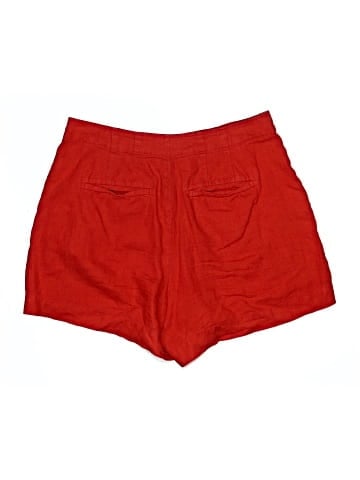 Madewell Clean Button-Tab Shorts in 100% Linen (view 2)