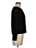 Petite Sophisticate Black Long Sleeve Top Size Med Petite - photo 4