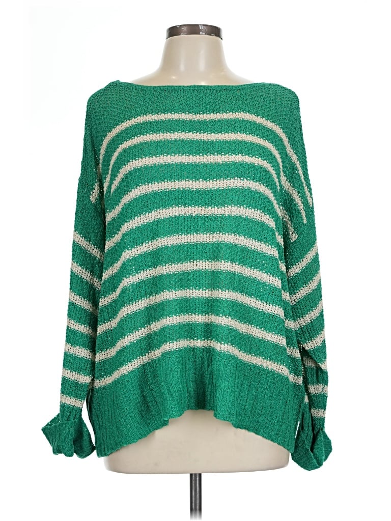 Pre-owned Easel Pullover Sweater In Green