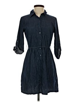 as u wish denim dress As U Wish Women's Dress Strapless Floral Print Denim Like Mini Dress Size 7