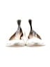 J.Crew Metallic Silver Flats Size 7 1/2 - photo 2