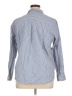 Old Navy 100% Cotton Stripes Blue Long Sleeve Button-Down Shirt Size XL - photo 2