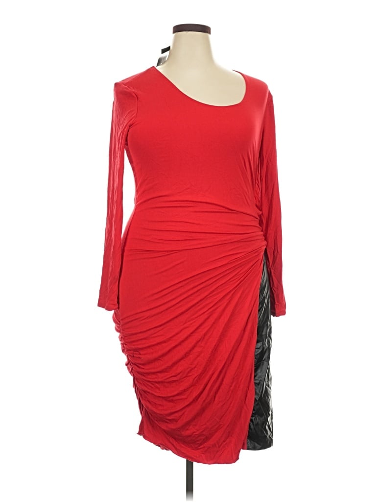 Pre-owned Ashley Stewart Cocktail Dress In Red