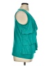 Croft & Barrow Teal Sleeveless Blouse Size XL - photo 4
