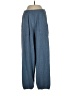 FP BEACH Chevron-herringbone Blue Casual Pants Size XS - photo 1