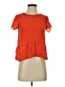 Joie 100% Silk Orange Short Sleeve Top Size XS - photo 1