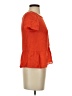 Joie 100% Silk Orange Short Sleeve Top Size XS - photo 4