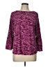Elle Purple 3/4 Sleeve Top Size L - photo 1
