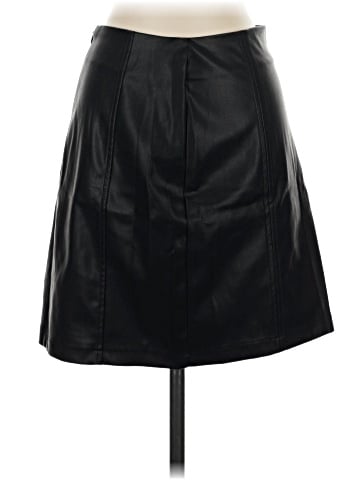MANGOPOP Collection Faux Leather Skirt (view 1)