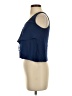 Jessica Simpson Blue Sleeveless Blouse Size XS - photo 5