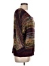 New Directions 100% Acrylic Color Block Burgundy Pullover Sweater Size L - photo 4
