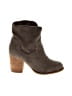 Splendid 100% Leather Gray Ankle Boots Size 8 - photo 1