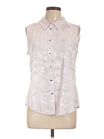 Calvin Klein Sleeveless Button-Down Shirt (view 1)