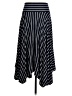 CAbi Stripes Blue Casual Skirt Size S - photo 2