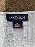 Ann Taylor 100% Silk Blue Long Sleeve Top Size M - photo 6