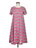 Lularoe Stripes Pink Casual Dress Size XS - photo 1
